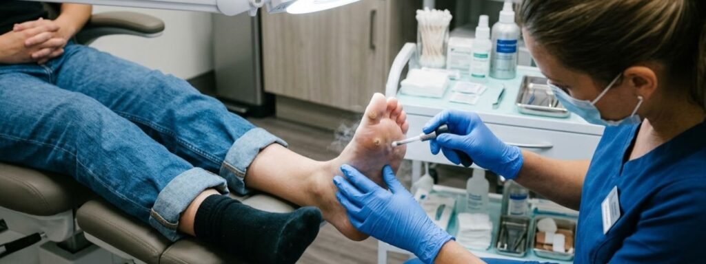 Tratamiento de Papilomas (Verrugas Plantares): Eliminación efectiva con Ácido Nítrico y Cantaridina